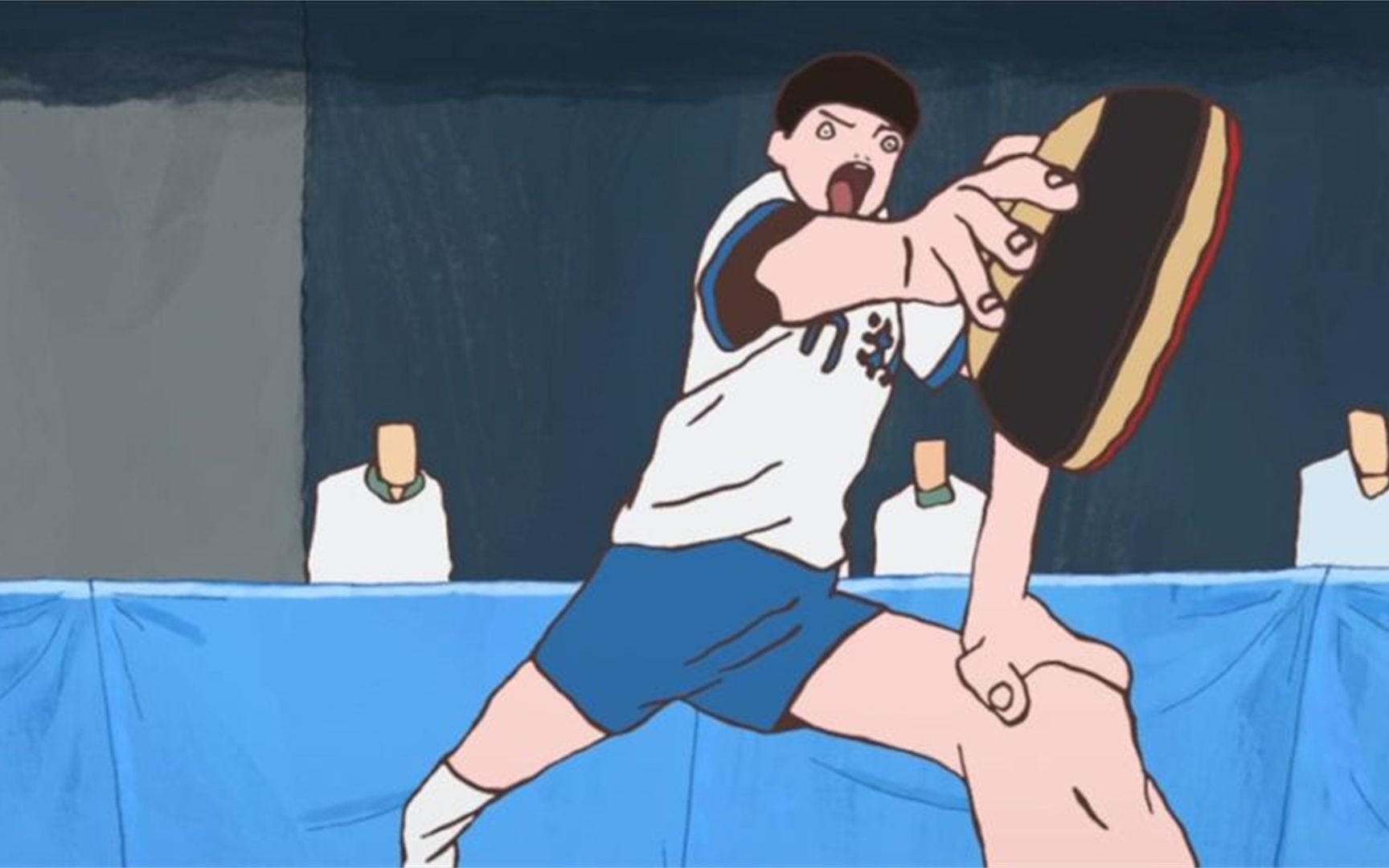 动画:绝对是最好看的乒乓球动画,日本乒乓神童,叫嚣中国冠军!
