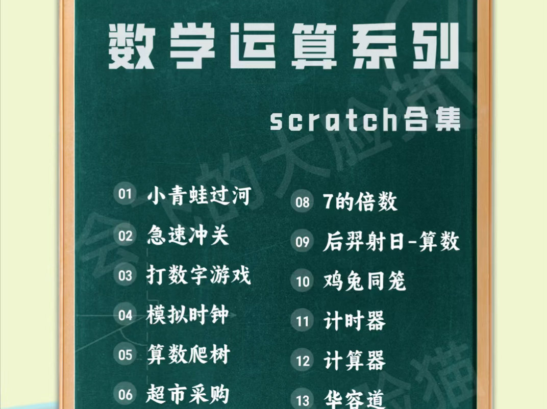 Scratch 创意编程数学主题类作品源码素材哔哩哔哩bilibili