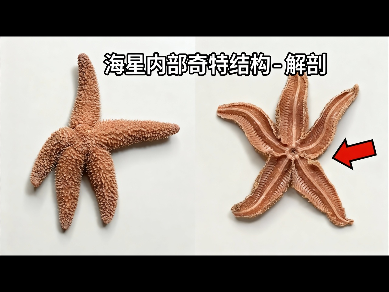 海星内部的奇特图案!