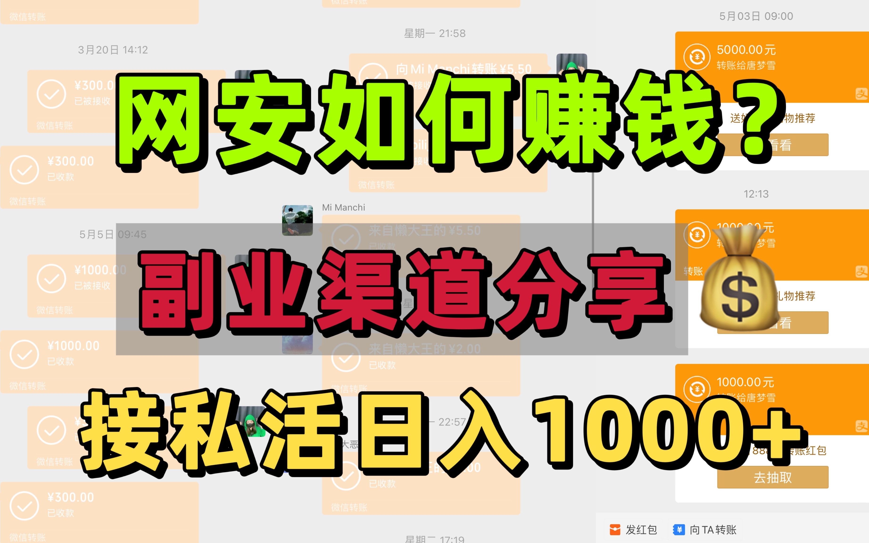 兼职副业没渠道?网络安全接私活,靠挖漏洞赚钱,就可以月入上万,收入高,时间自由!哔哩哔哩bilibili