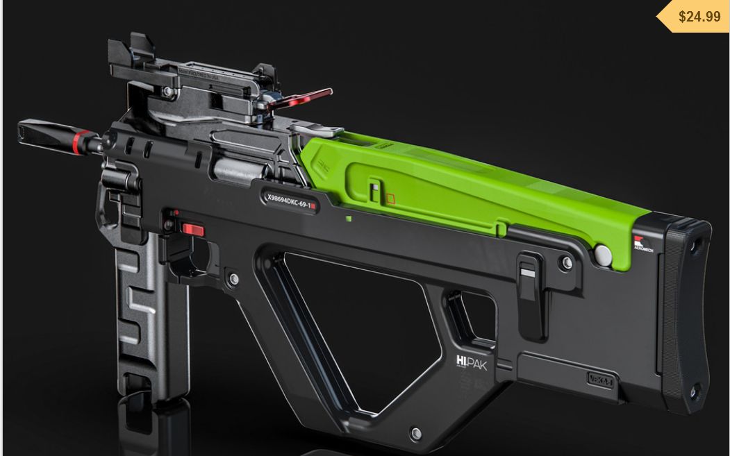 a站大神系列38 -《枪械设计二》 fusion360-alex senechal 25美元