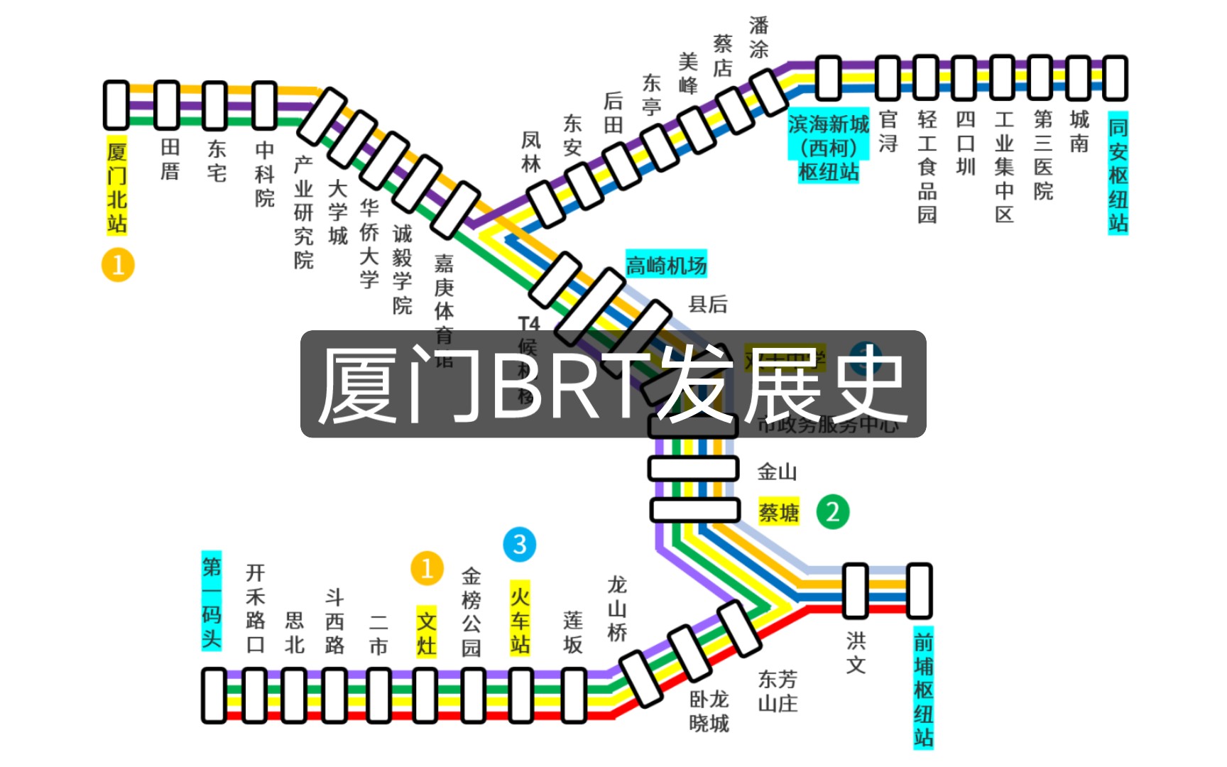 厦门快速公交发展史(2008