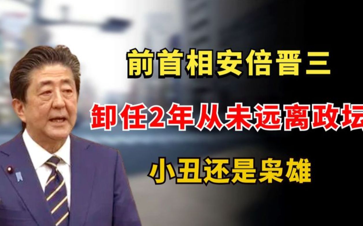 前首相安倍晋三:卸任2年从未远离政坛,是枭雄还是美国跟班?哔哩哔哩bilibili