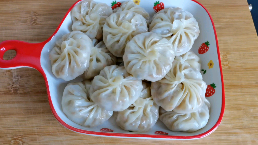 非常简单不用揉面的素馅小蒸包一口一个皮薄_哔哩哔哩_bilibili