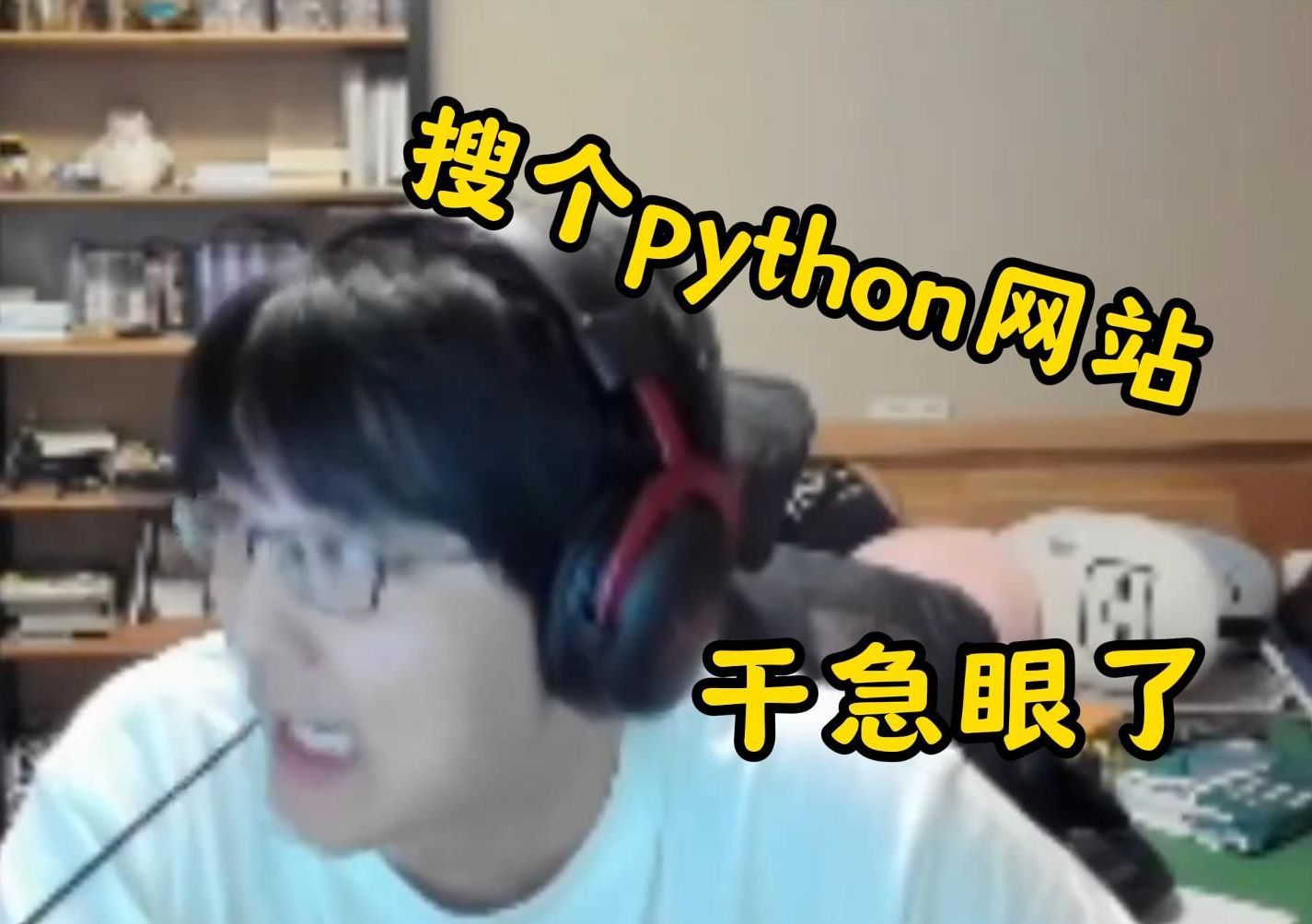 我是真没想到就因为搜个python学习网站直接干急眼了!!!哔哩哔哩bilibili