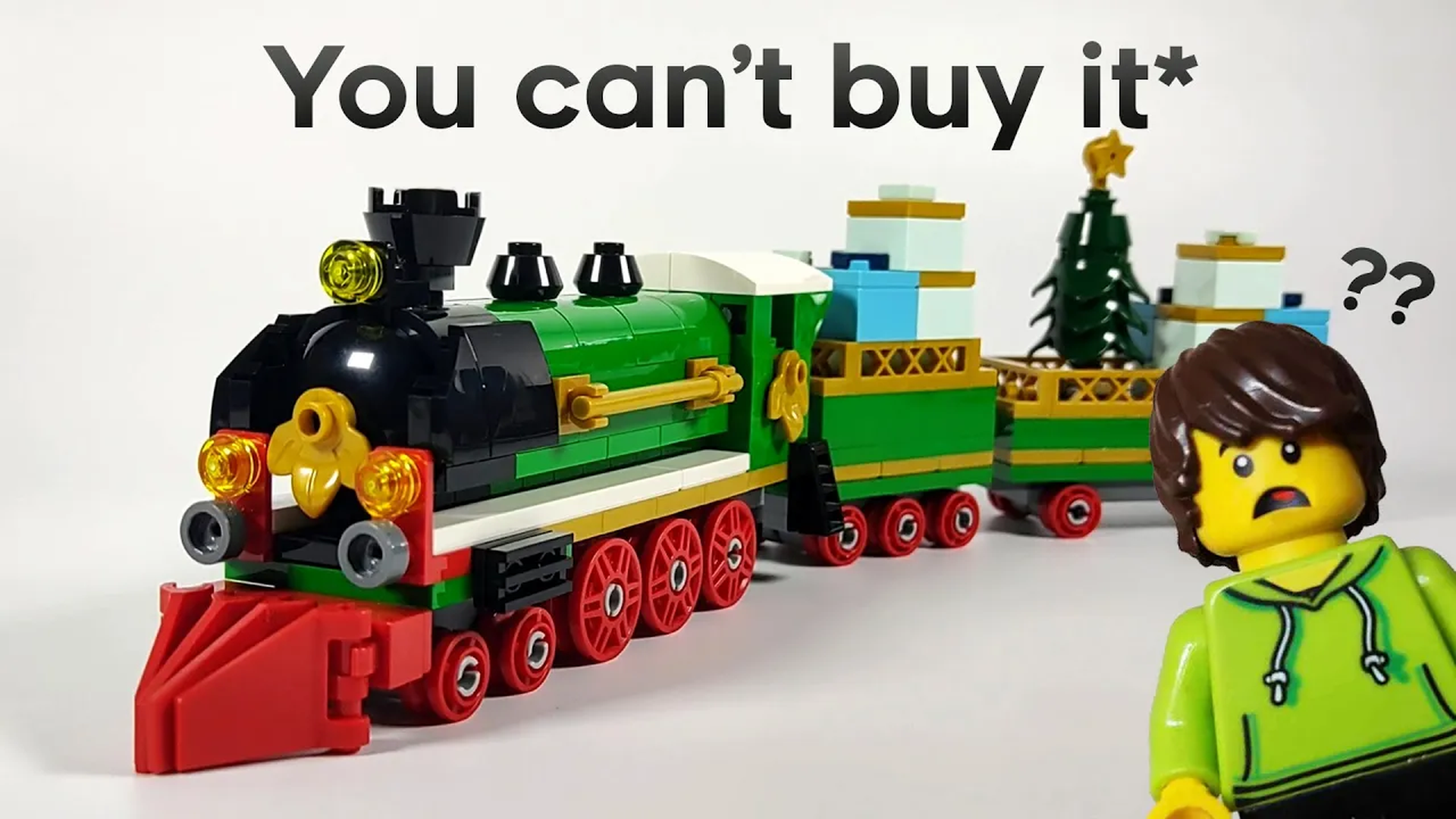 乐高神作火车 有钱也买不到
