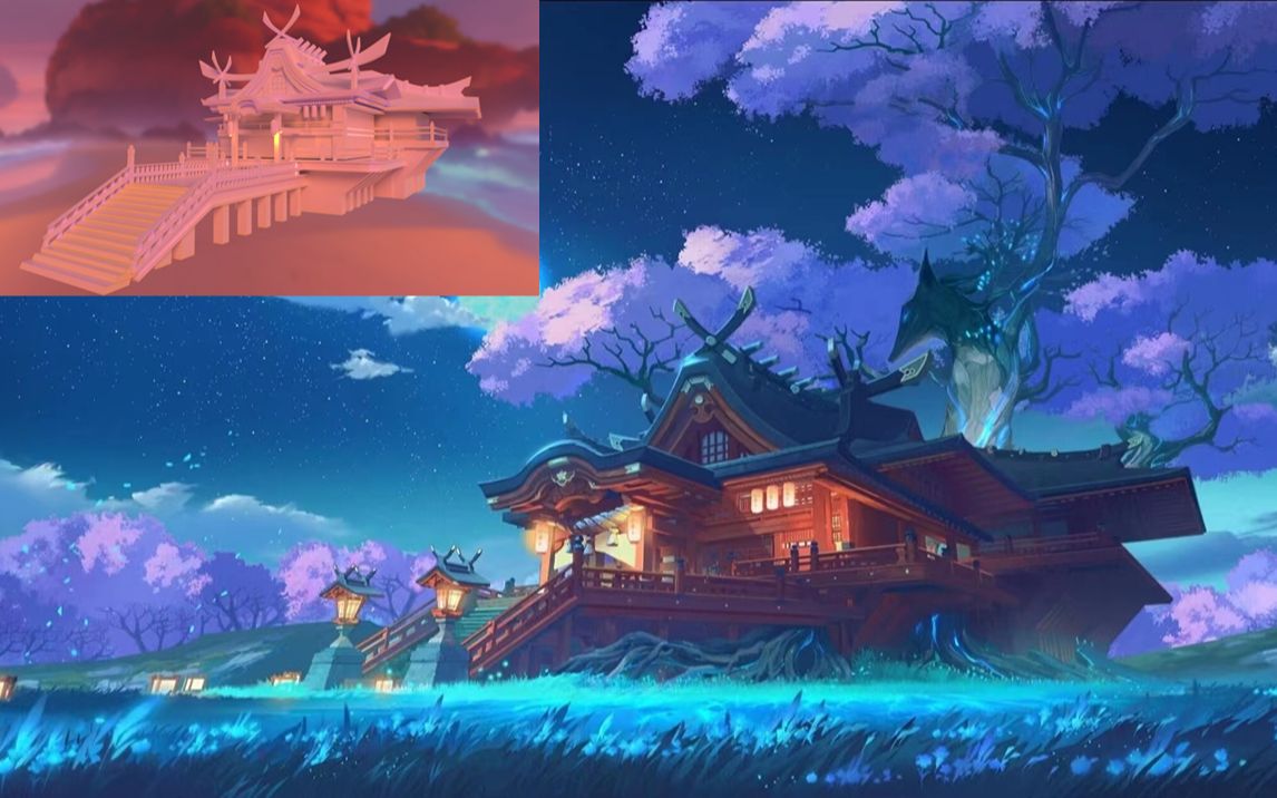 maya游戏场景模型详细建模教程-----原神场景