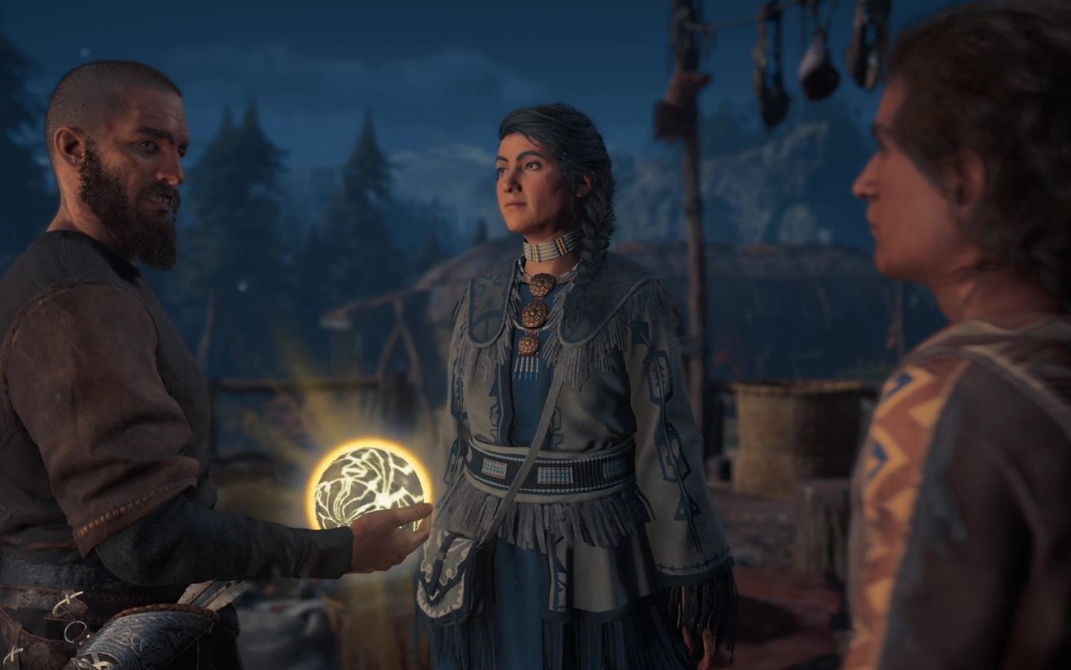 刺客信条英灵殿原来康纳村子的金苹果是艾沃尔给的