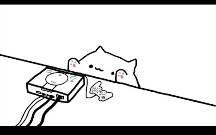 国外超级火bongo cat(邦戈猫)超级合集,看的完算我输.