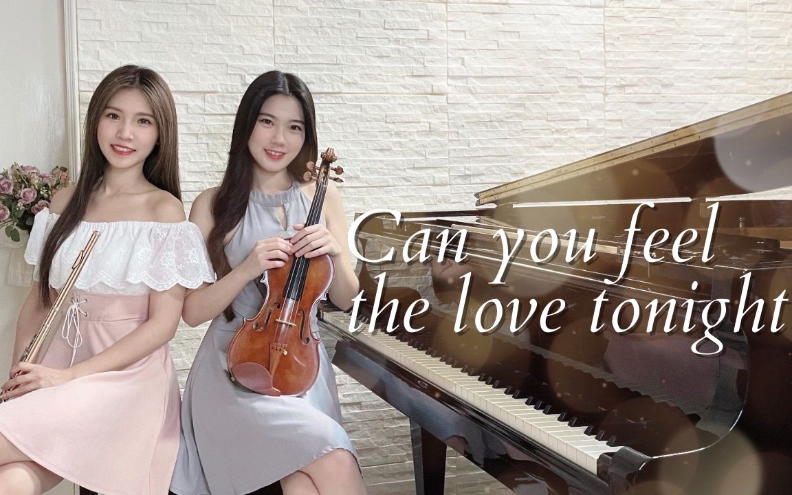 [图]迪士尼狮子王主题曲《Can you feel the love tonight今夜爱无限》小提琴&长笛版本｜cover by 長笛琴人