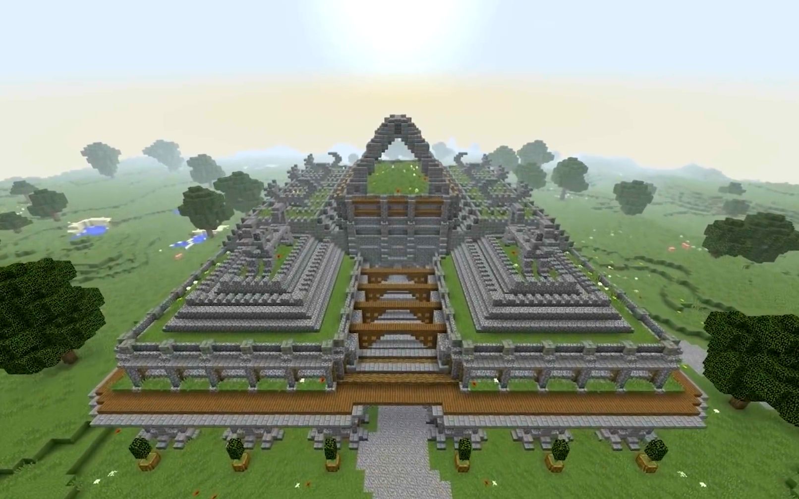 jeracraft如何把海底神殿改成空中花园