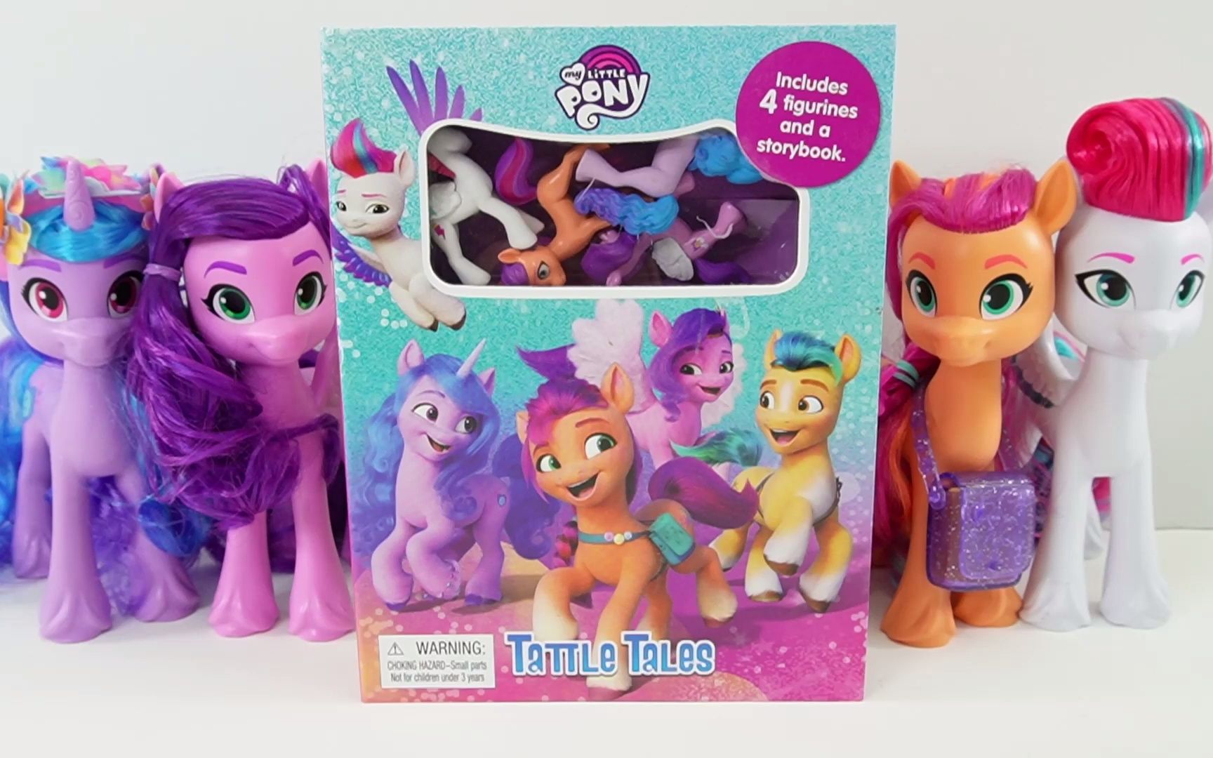 [图]【转载】新款小马宝莉新世代周边公仔书开箱 My Little Pony A New Generation Tattle Tales Figurines Book