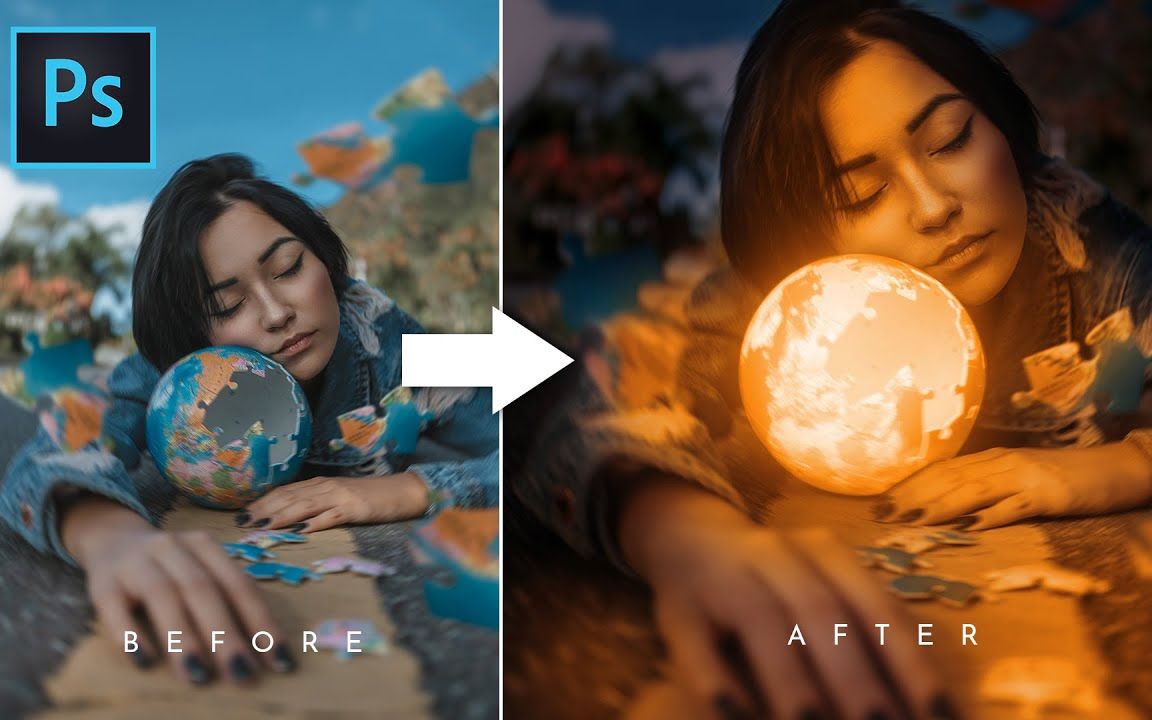 【PS教程】如何在Photoshop中让物体发光|发光的物体| Photoshop教程(轻松)_哔哩哔哩_bilibili