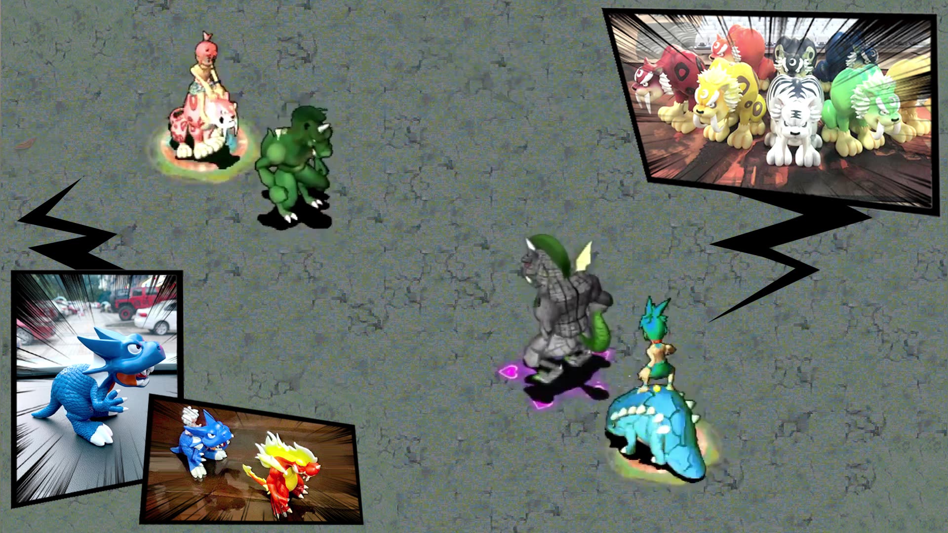 石器时代魔力宝贝怀旧石器时代之族战1v1pk-美丽死神vs中南第二混的