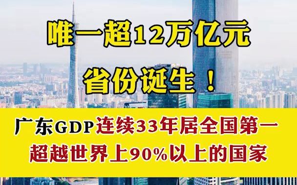 中国第一个12万亿GDP大省诞生【富可敌国!中国诞生两座4万亿GDP城市,上海北京人均可支配收入超7万元】上海北京GDP均突破4万亿元哔哩哔哩...