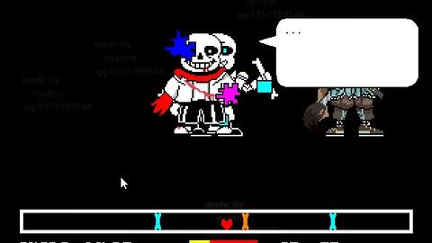 Undertale 用奇怪的方式玩ink Sans 哔哩哔哩 つロ干杯 Bilibili