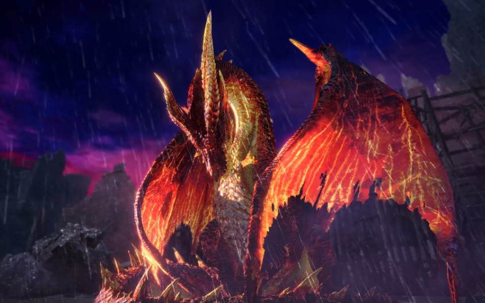 mhwib黑龙盾斧红焰龙13分52无限制