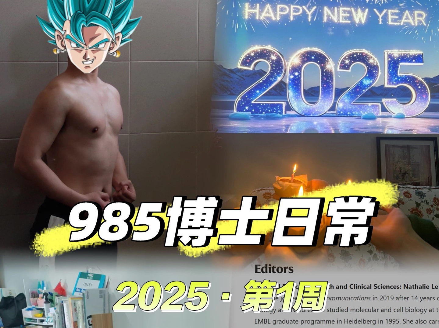 博士日常1|2025年来啦(⁎⁍촌›ᴗ⁍촌›⁎)新年第一周去健身,跨年聚餐,投稿小论文,监考,骑行和看电影!开心的一周!(*^o^*)哔哩哔哩bilibili