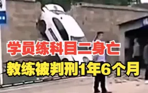 Télécharger la video: 2学员驾校练科目二身亡，教练因失职被判刑1年6个月！