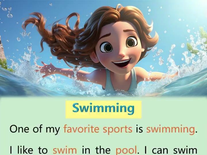 每日英语听读打卡no.13 - 游泳