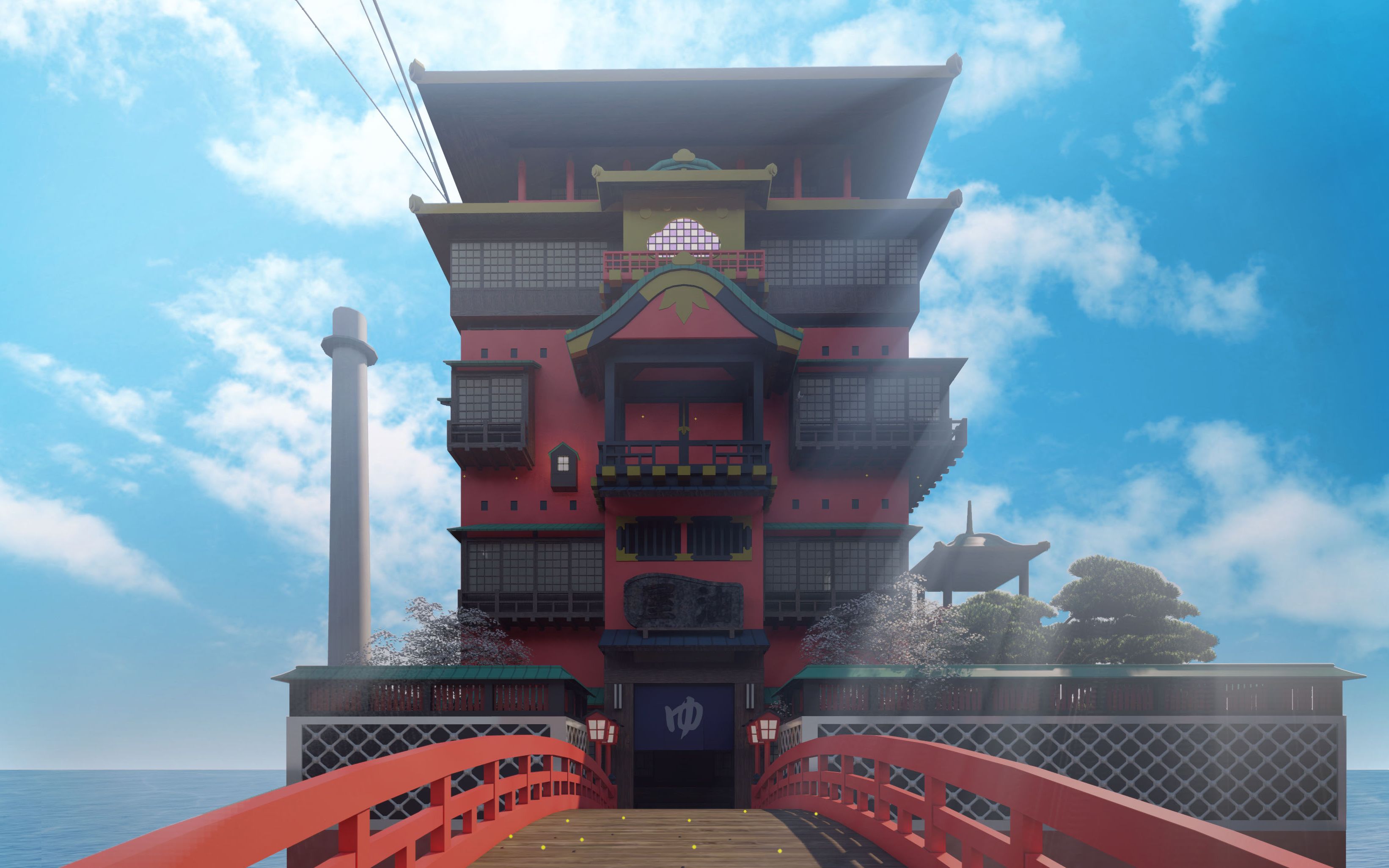 【千与千寻】场景还原 穿越千与千寻的世界