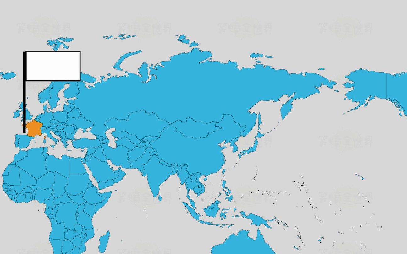 [图]各国眼里的世界地图现状，超现实