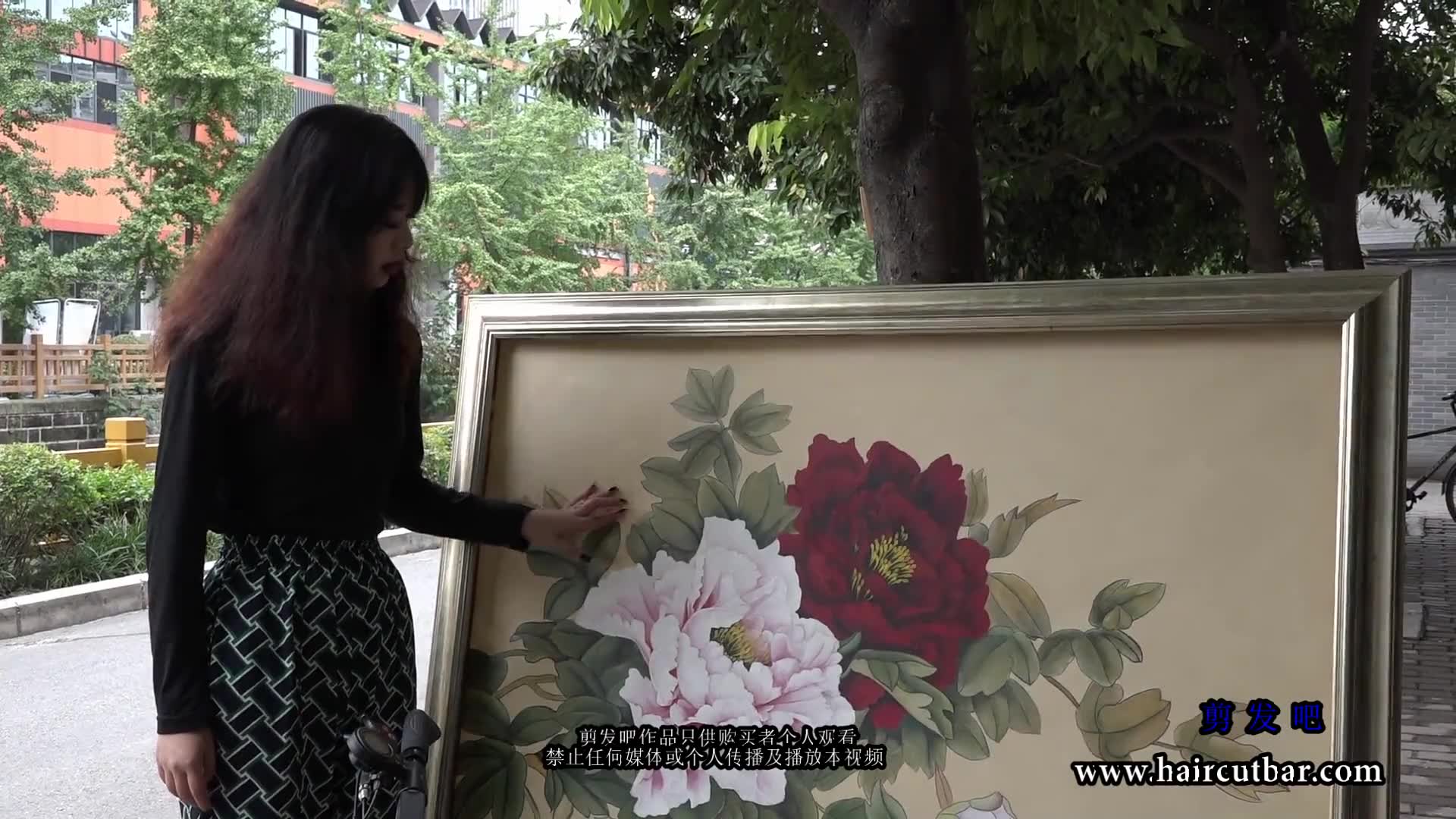 美女发膜时装秀.