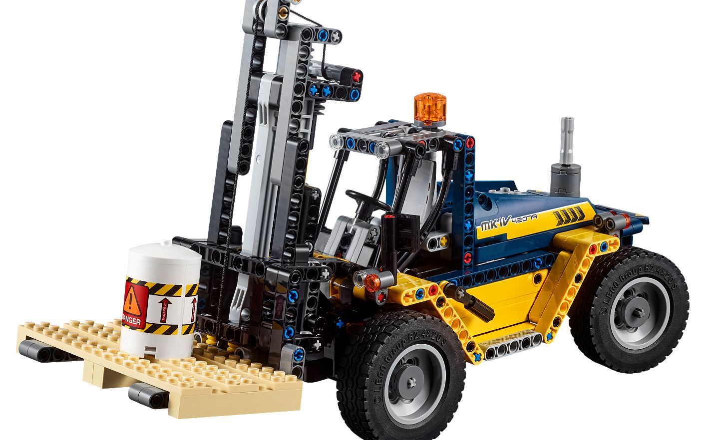 乐高lego 42079 科技机械组 重型叉车 2018速拼评测_哔哩哔哩 (゜-゜)