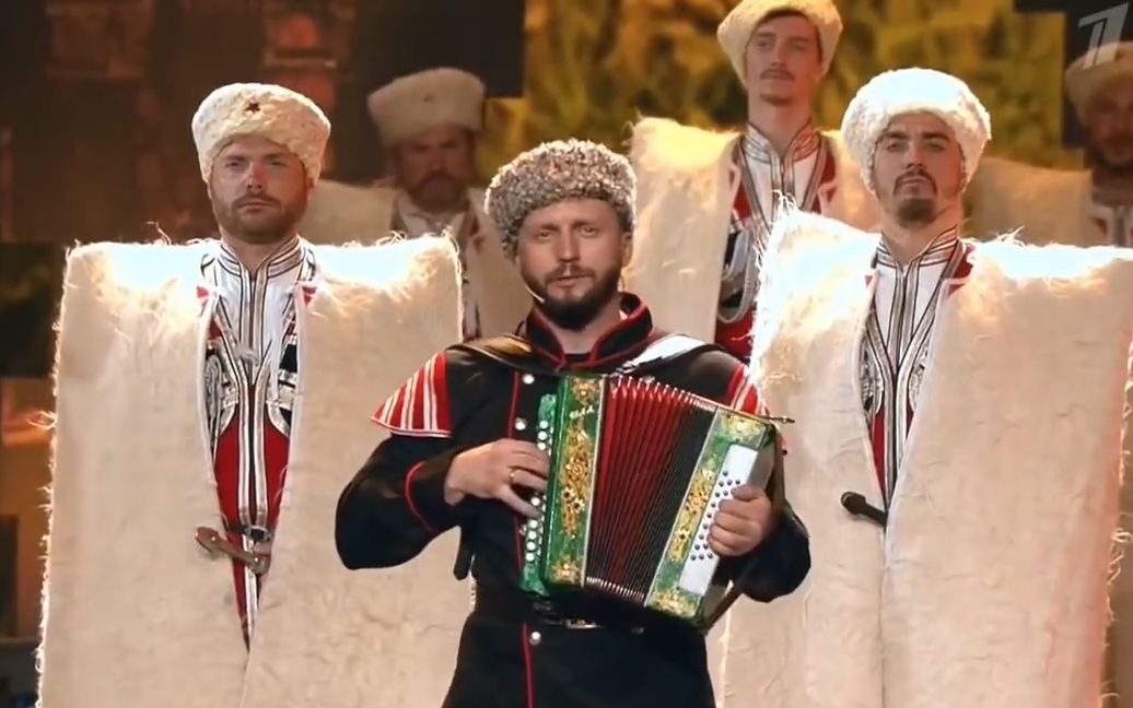 库班哥萨克合唱团当年曾战斗在沙场2017中俄字幕