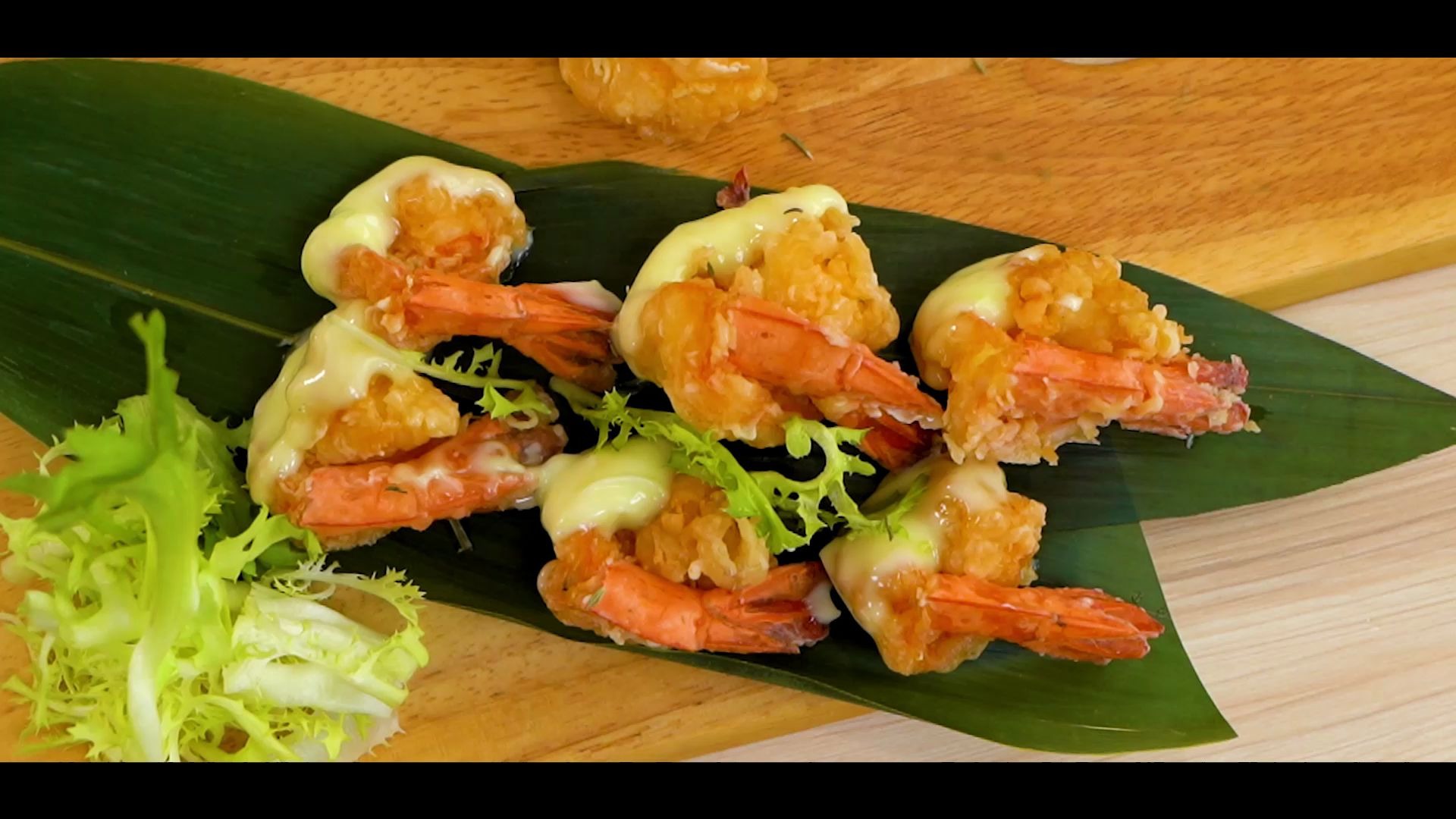 【芥香虾球】谁说芥末只能用来蘸寿司,芥末遇上虾也是一绝!