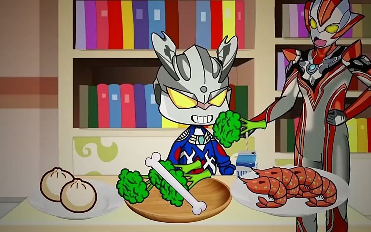 赛罗奥特曼 #二次元 #原创动画 吃货小赛罗