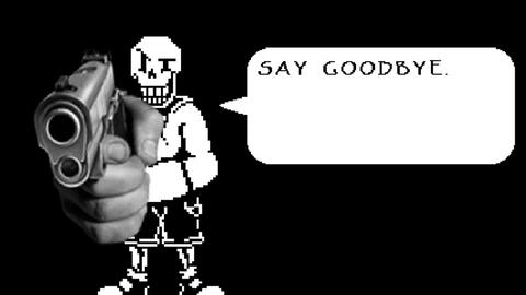 Undertale  Ink sans fight phase 1&2 fight (Ver 0.39) 