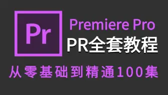 【PR2025教程】全网最良心最全的PR全套100集，零基础到精通教程！基础软件+实用技巧教程！！