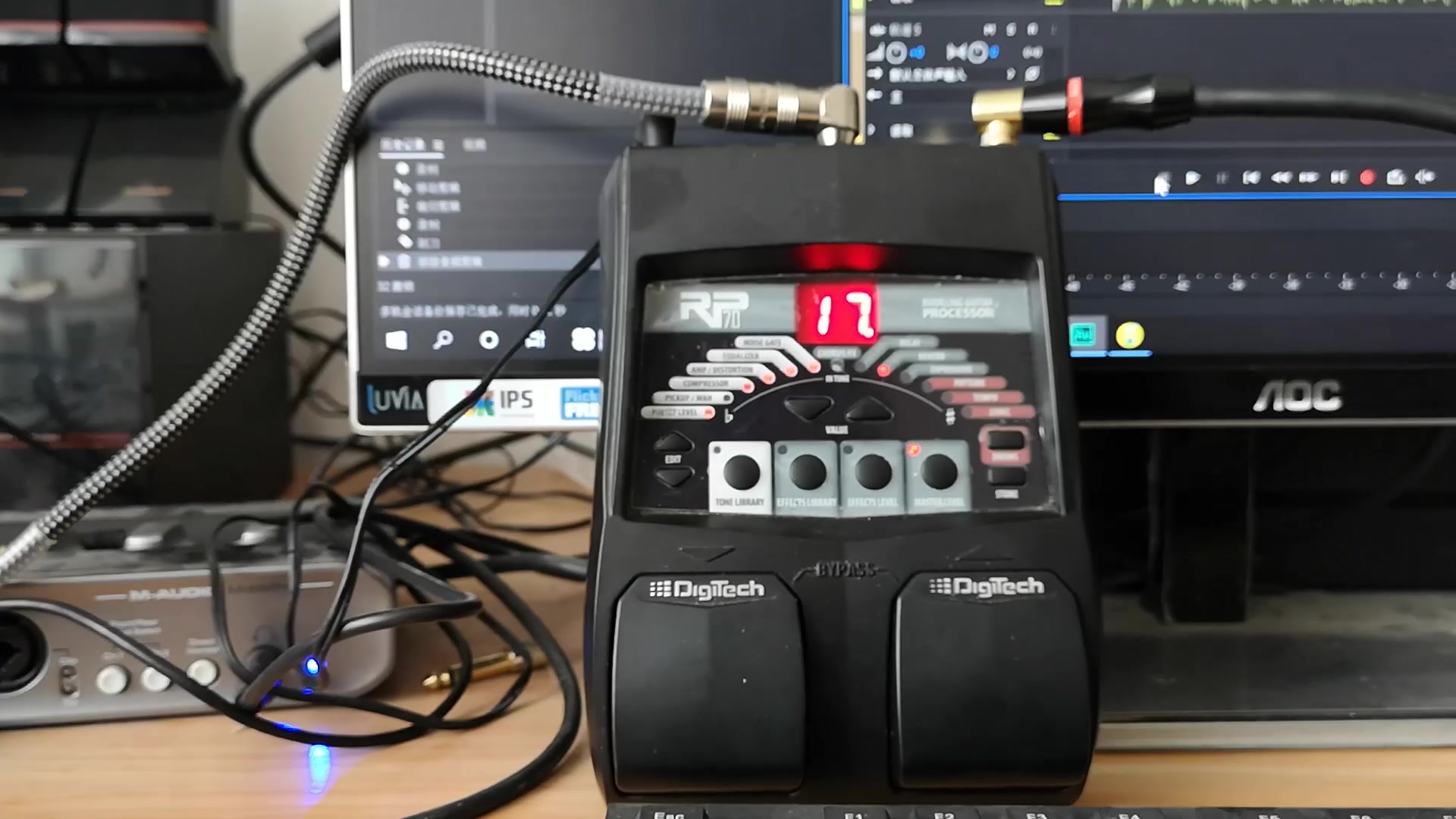 digitech rp70 效果器中文说明书 ---ac/dc back in black_哔哩哔哩