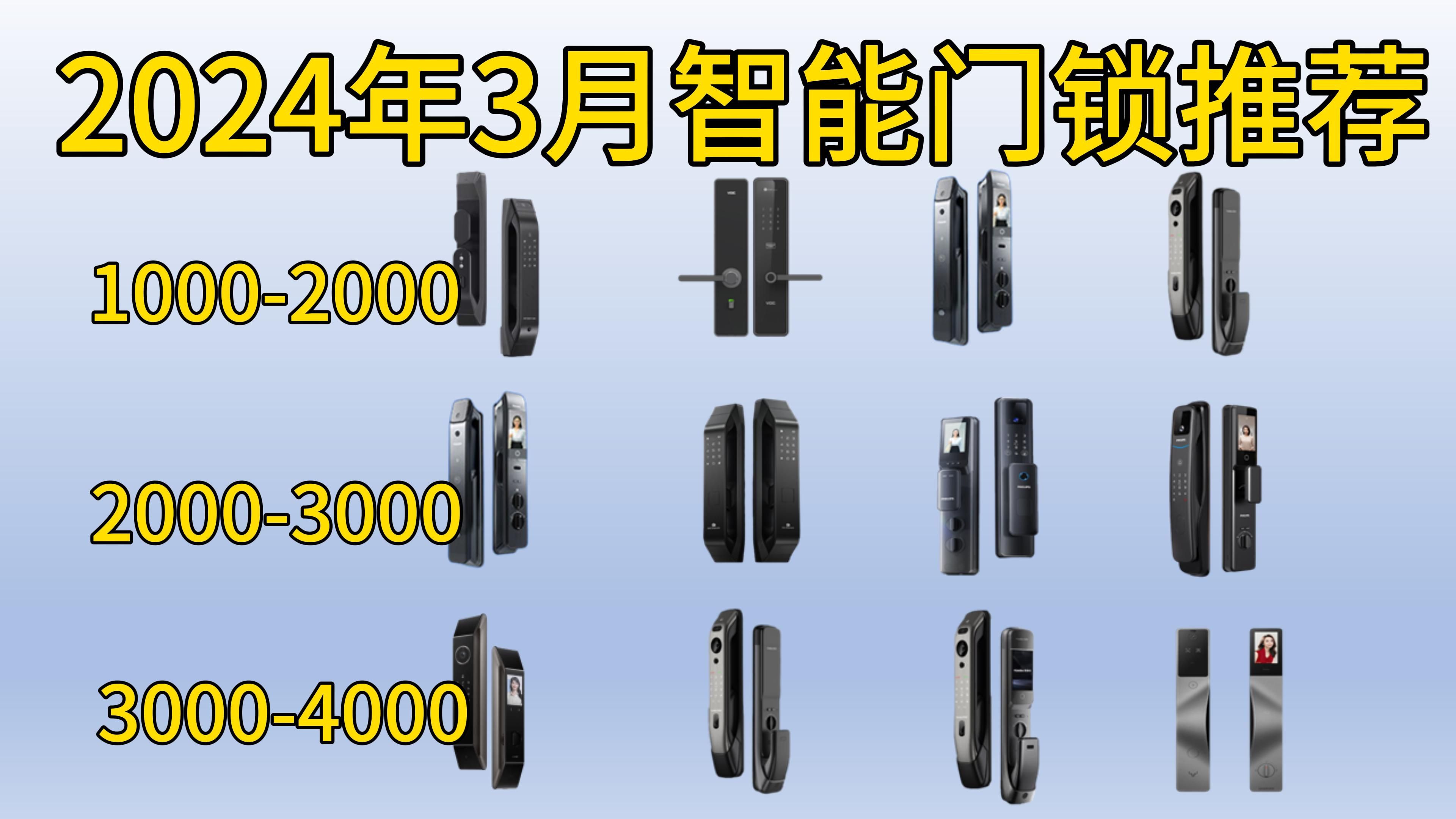 2024年2月智能门锁推荐:智能锁是智商税吗?智能锁怎么选?德施曼/飞利浦/凯迪仕/鹿客/华为/VOC等智能锁推荐哔哩哔哩bilibili