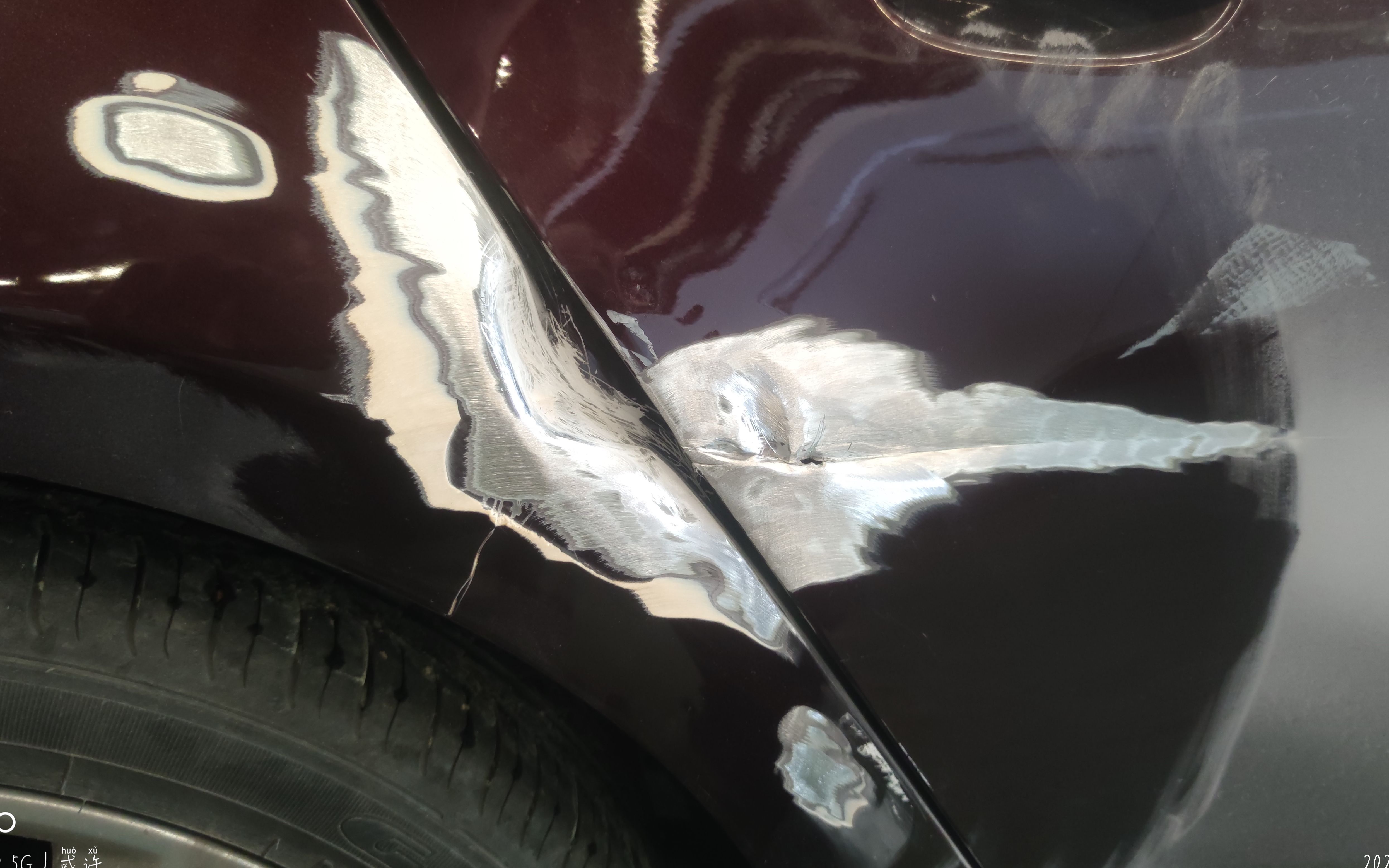 活动作品奥迪a3右后翼子板钣金