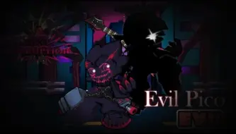 Descargar video: [转载]FNF Corruption mod Evil Pico vs Soul BF (Corrupted Pico Day 1)