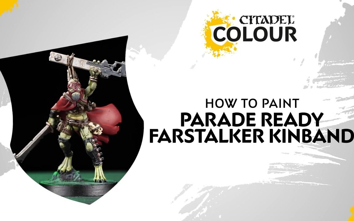 [图]How to Paint_Parade Ready Farstalker Kinband 战锤 40k 杀戮小队 KT 钛帝国 克鲁特 阅兵级