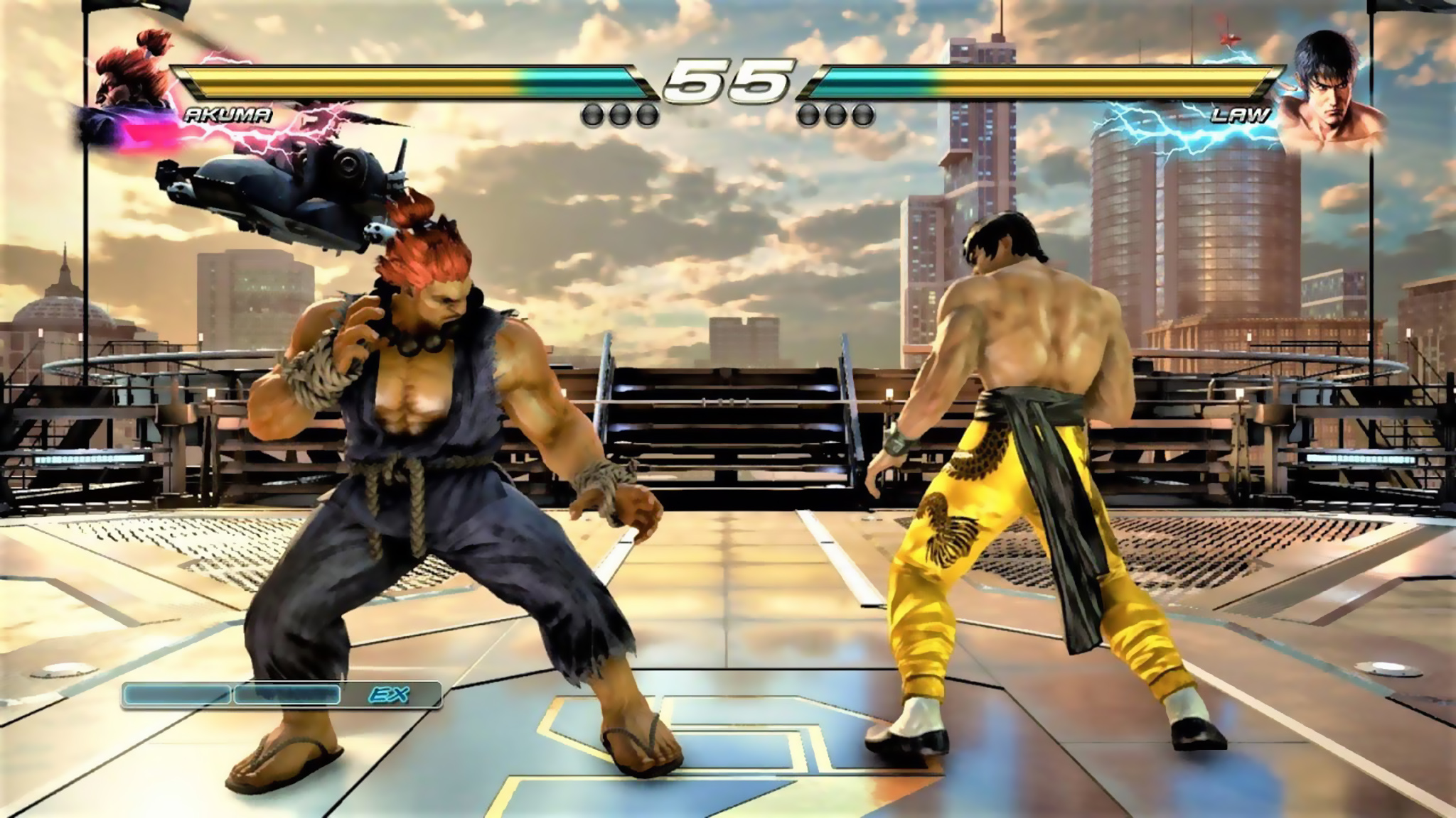 铁拳7豪鬼vs马歇尔洛最强ai破局