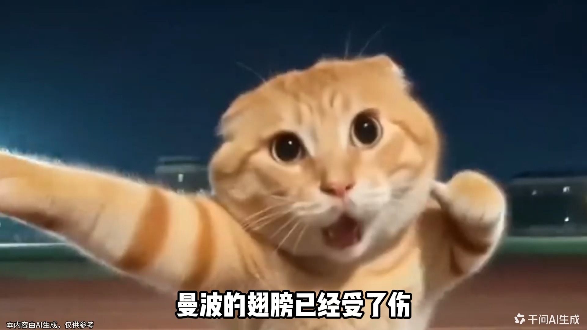 曼波的翅膀已经受了伤