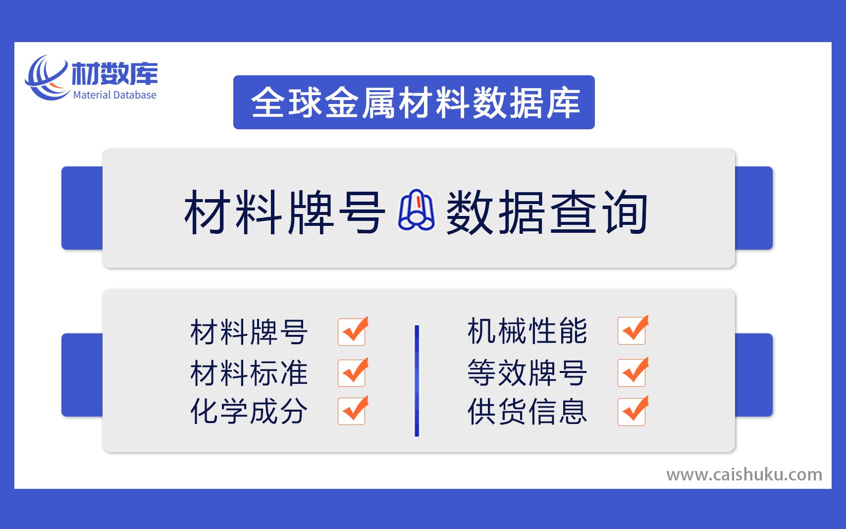 材数库 | 金属材料牌号数据免费查,含标准、化学成分、机械性能、力学性能、物理性能、等效牌号、牌号供应商等——超好用的全球金属材料数据库哔哩哔...