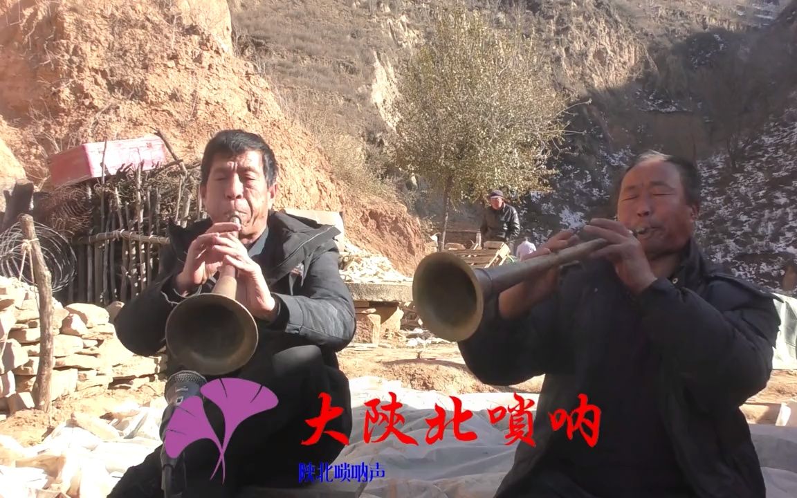 陕北子洲水地湾韩秀荣、范志存大唢呐《大摆队》哔哩哔哩bilibili