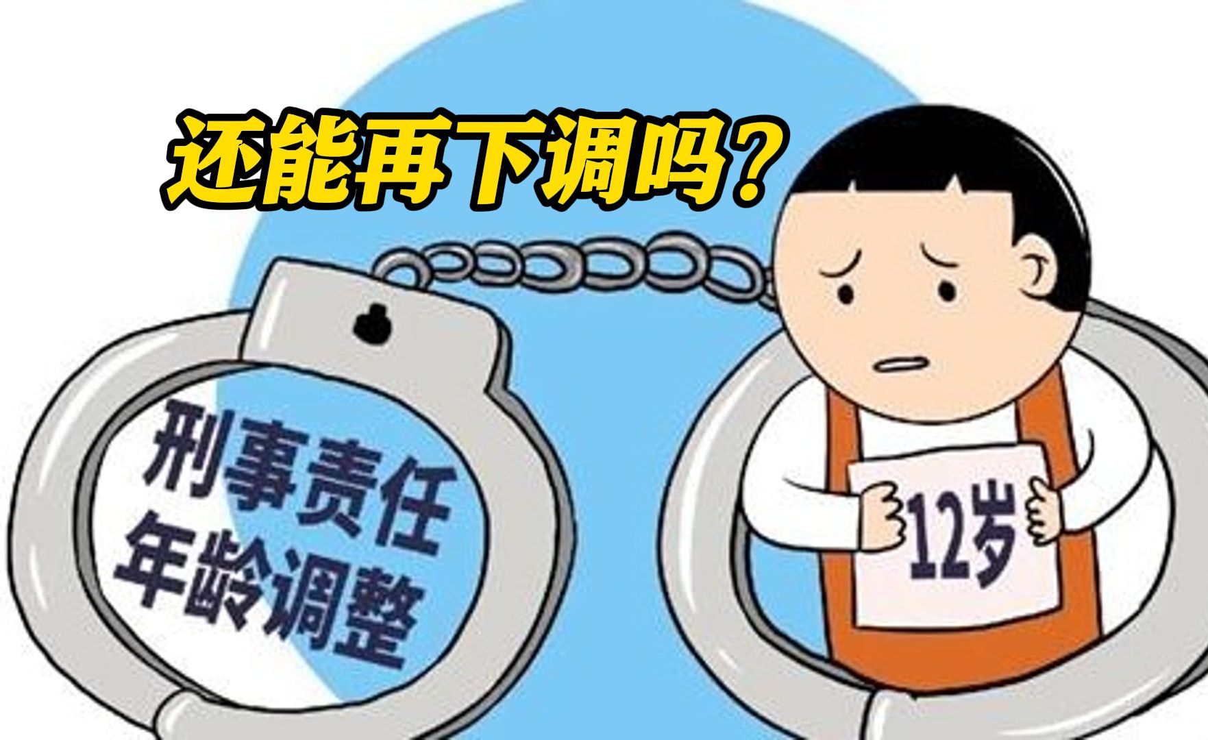 最低刑事责任年龄是否还有下调的可能?