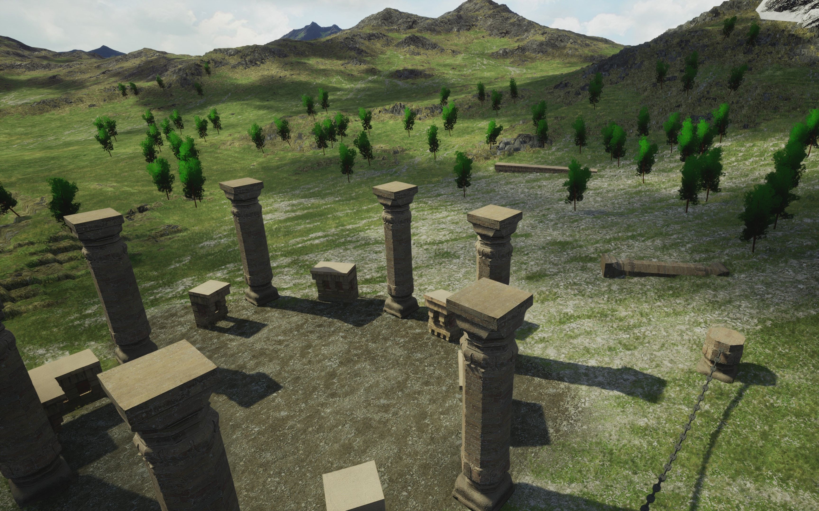 自制ue4场景地编