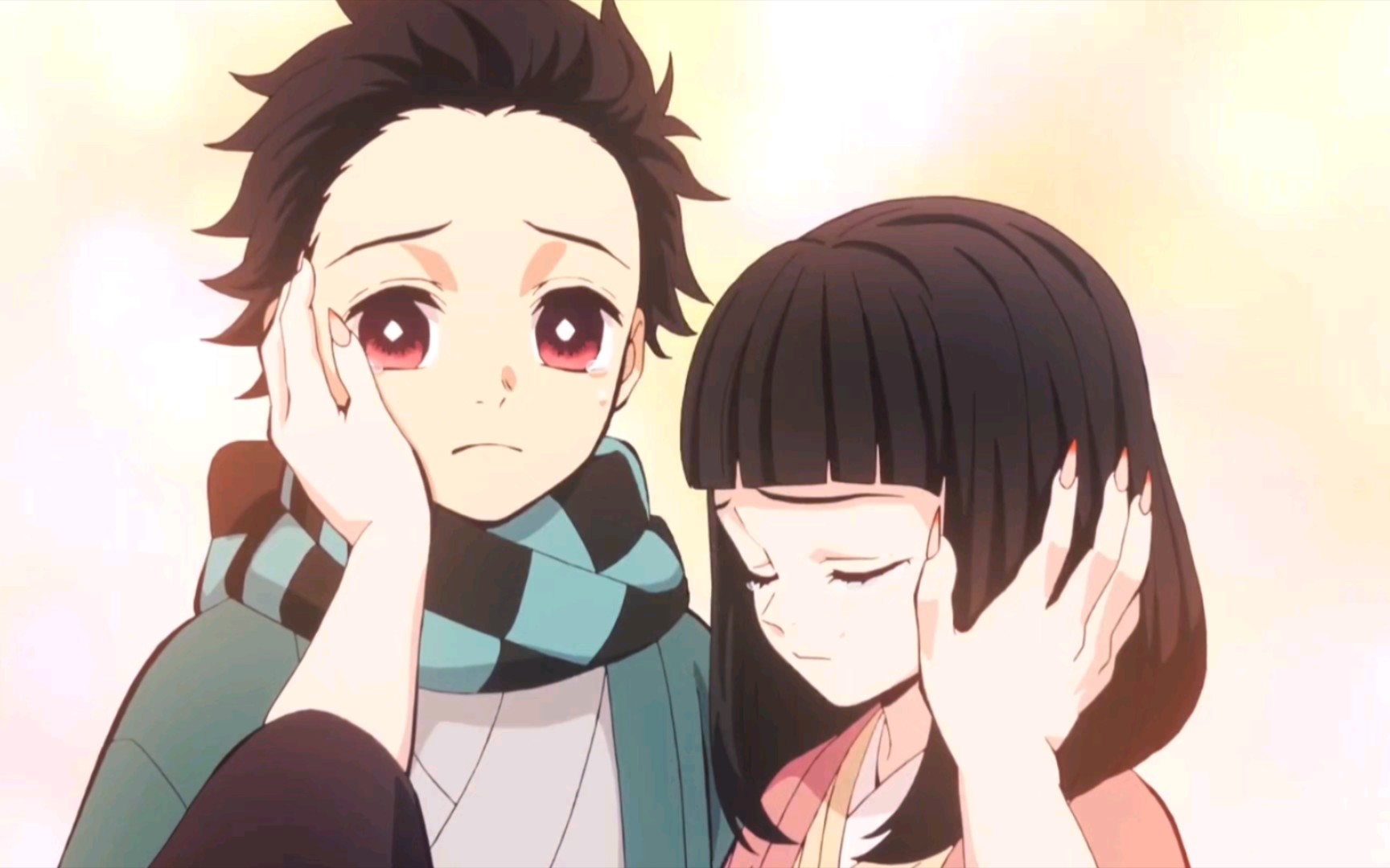 祢豆子能很温柔,也能很生气.