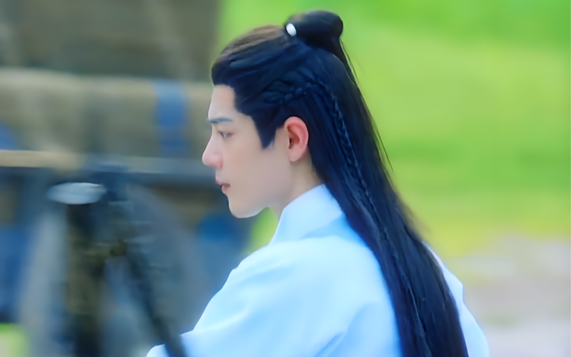 医官时影蓝衣造型好仙!|肖战玉骨遥