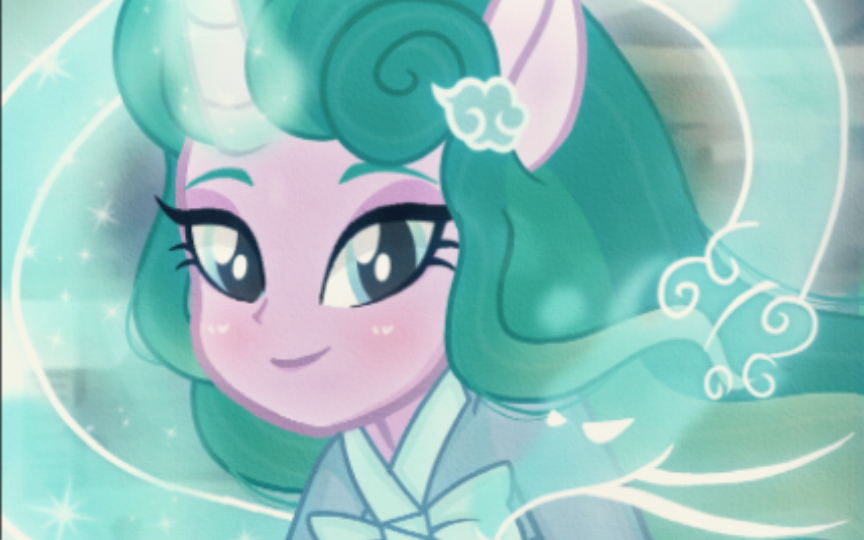 [图]【EQG/Beauty】 青鬃花绽，颜谢护园梦