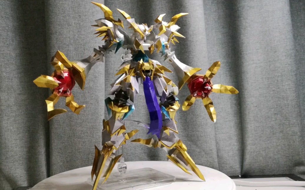 数码宝贝3d打印模涂装展示杜纳斯兽x