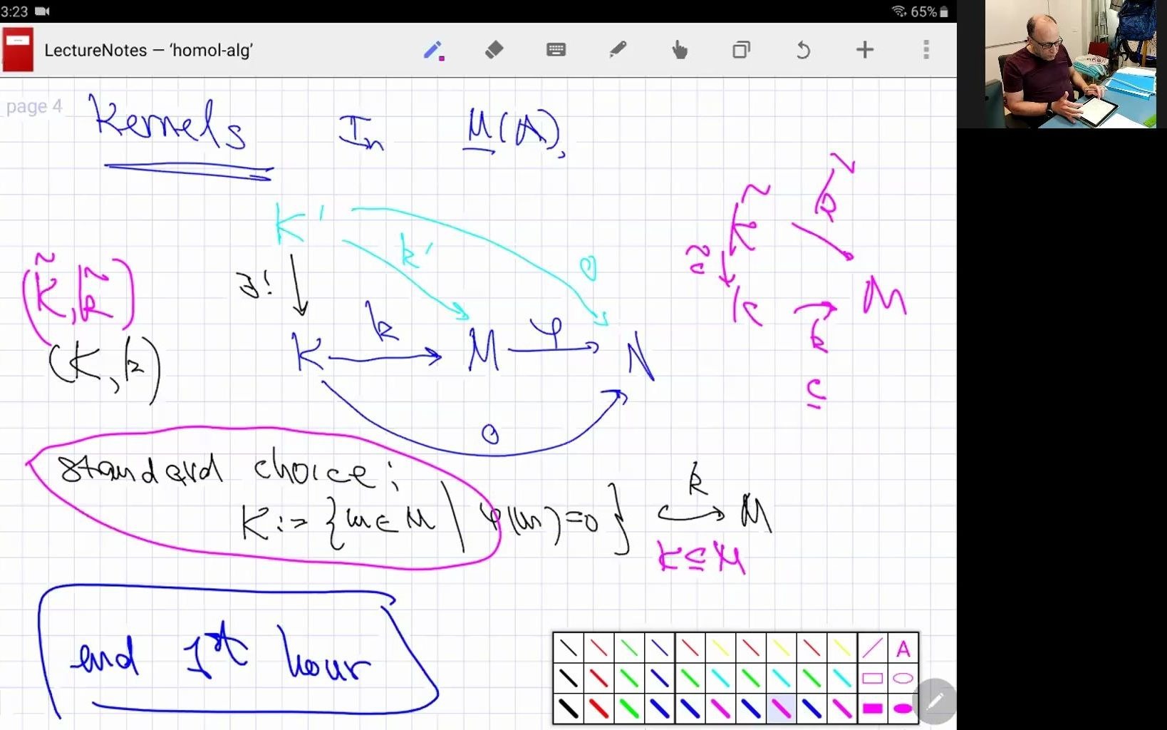 [图]Homological Algebra 同调代数 (不全，前四节半无录像)