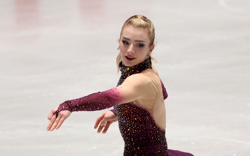 【21-22nhk】amber glenn(63.43) 女单短节目